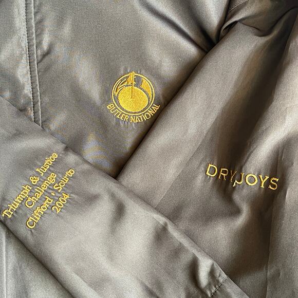 Footjoy Dryjoy Butler National 1/2 Sleeve 1/4 Zip Pullover Top Size XL - Picture 2 of 6